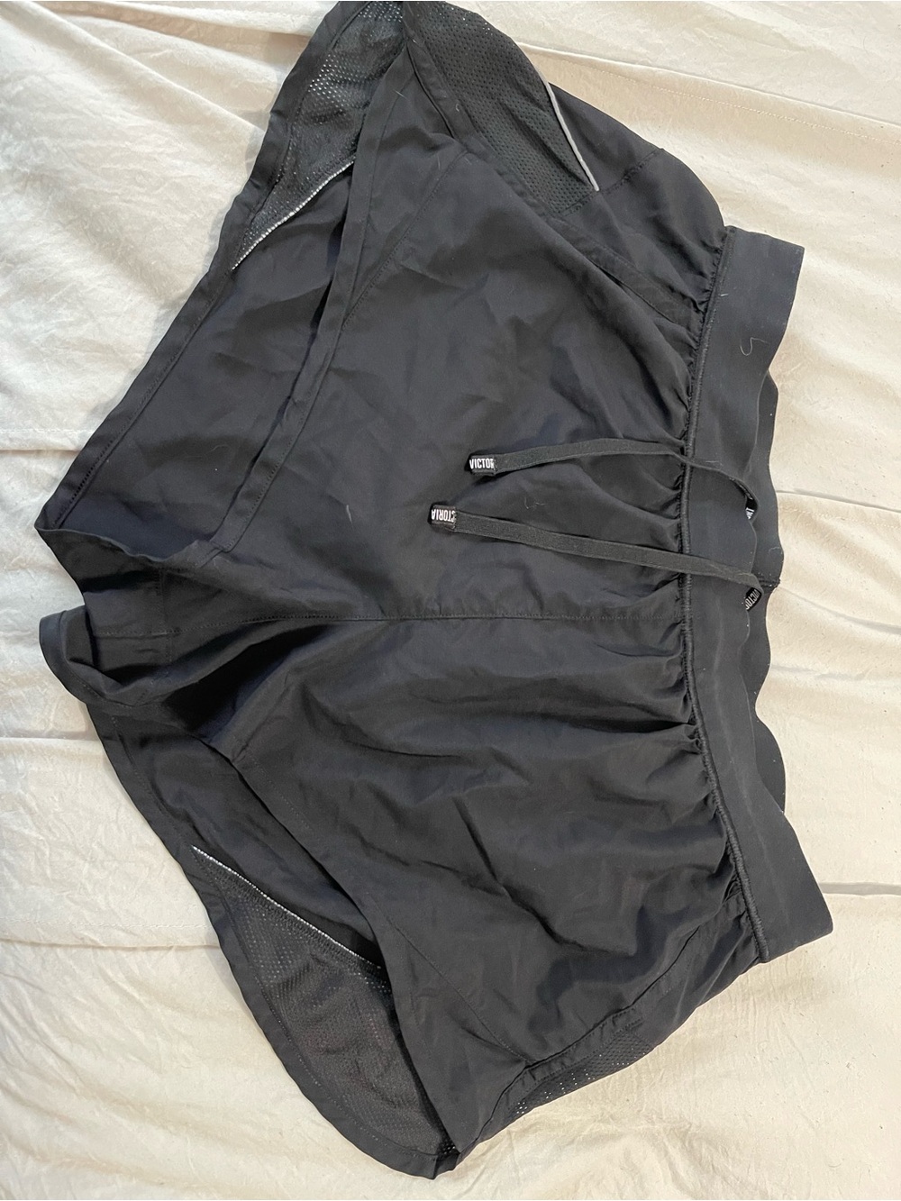 Victoria's Secret Black Athletic Running Shorts